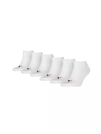 PUMA | Sneaker Socken 6er Pkg. white | 